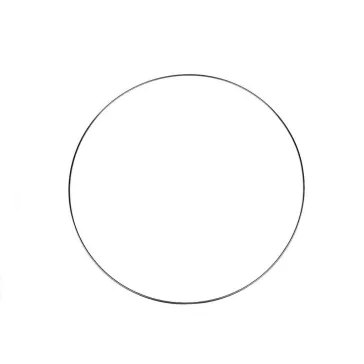   Fém karika hegesztett Ø40 cm - 3 nikkel fekete (4 db-os csomagolás)