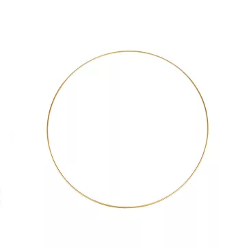   Fém karika hegesztett Ø40 cm - 4 arany (4 db-os csomagolás)