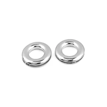   Csavaros fűzőkarikák táskafül készítéséhez belső Ø17 mm / ringli - 1 nikkel (10 db-os csomagolás)