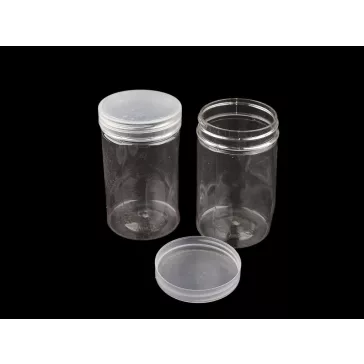   Műanyag tubus csavaros kupakkal Ø5,6 cm (2. osztályú termék) - Transparent (16 db-os csomagolás)
