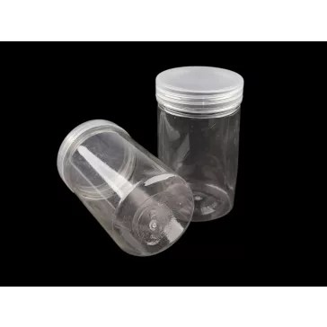   Műanyag tubus csavaros kupakkal Ø5,6 cm (2. osztályú termék) - Transparent (16 db-os csomagolás)