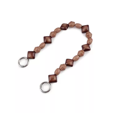   Táskafül / táskadísz hossza 41 cm - 1 bézs (3 db-os csomagolás)