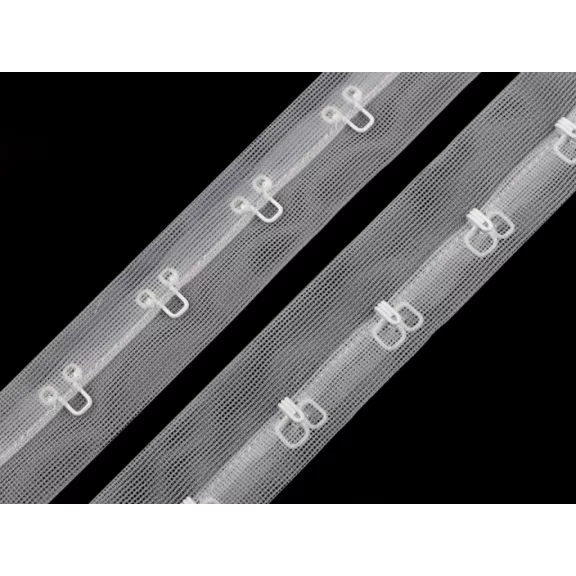 Horgas és szemes kapocs fehérneműhöz és bodyhoz 25 mm széles - 1 fehér Horgas és szemes kapocs fehérneműhöz és bodyhoz 25 mm széles - 1 fehér