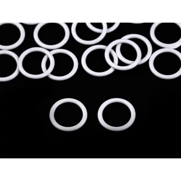 Lakkozott rövidítő és karika fehérneműre 10 mm - 1 fehér karika (20 db-os csomagolás) Lakkozott rövidítő és karika fehérneműre 10 mm - 1 fehér karika (20 db-os csomagolás)
