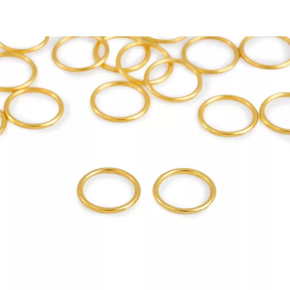 Fém karika fehérneműhöz Ø10 mm - 2 arany (20 db-os csomagolás) Fém karika fehérneműhöz Ø10 mm - 2 arany (20 db-os csomagolás)