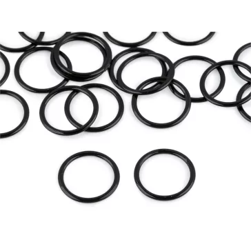  Fém karika Ø15 mm lakkozott - 1 fehér (300 db-os csomagolás)