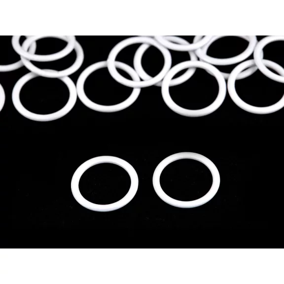 Fém karika Ø12 mm lakkozott - 1 fehér (20 db-os csomagolás) Fém karika Ø12 mm lakkozott - 1 fehér (20 db-os csomagolás)