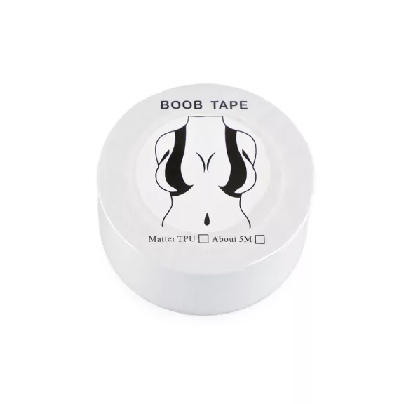 Öntapadós boob tape mellkiemelő szalag 2,5 cm széles, transzparens - átlátszó (12 db-os csomagolás) Öntapadós boob tape mellkiemelő szalag 2,5 cm széles, transzparens - átlátszó (12 db-os csomagolás)