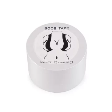   Boob Tape öntapadó melltartó szalag 3,8 cm transzparens - átlátszó (3 db-os csomagolás)