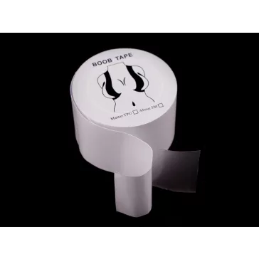   Boob Tape öntapadó melltartó szalag 3,8 cm transzparens - átlátszó (3 db-os csomagolás)