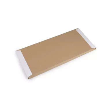   Kartonlemez textil anyagokhoz  30x17 cm, 40x17 cm - 2 (40x17x2 cm) természetes barna (100 db-os csomagolás)