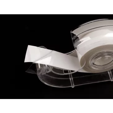   Kétoldalas ragasztószalag ruhákhoz széles 16 mm - átlátszó (4 db-os csomagolás)