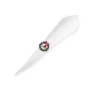 ém karácsonyi szalvétagyűrű koszorú - arany (1 db-os csomagolás)