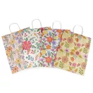 Ajándéktáska virágok 25,5x33 cm - variáns készlet (24 db-os csomagolás)