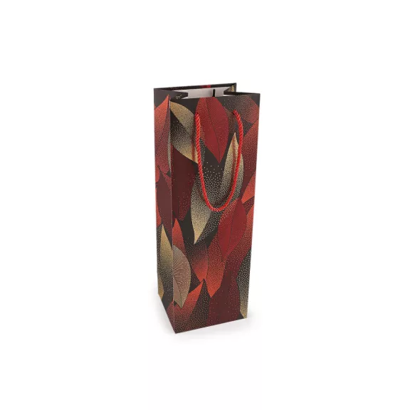 Italos boros ajándéktasak 12x35 cm - 1 piros (1 db-os csomagolás) Italos boros ajándéktasak 12x35 cm - 1 piros (1 db-os csomagolás)
