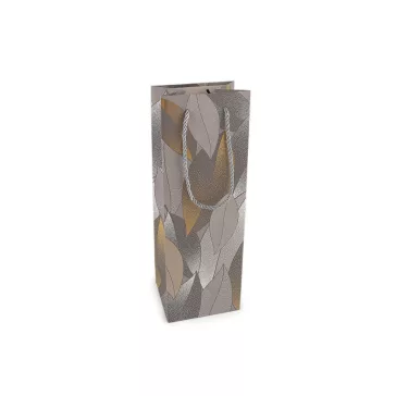   Italos boros ajándéktasak 12x35 cm - 3 vil szürkéskék (1 db-os csomagolás)