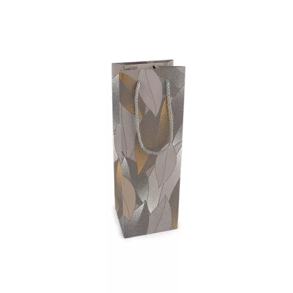 Italos boros ajándéktasak 12x35 cm - 3 vil szürkéskék (1 db-os csomagolás) Italos boros ajándéktasak 12x35 cm - 3 vil szürkéskék (1 db-os csomagolás)
