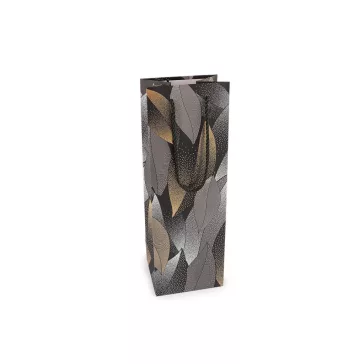   Italos boros ajándéktasak 12x35 cm - 4 szürke (1 db-os csomagolás)