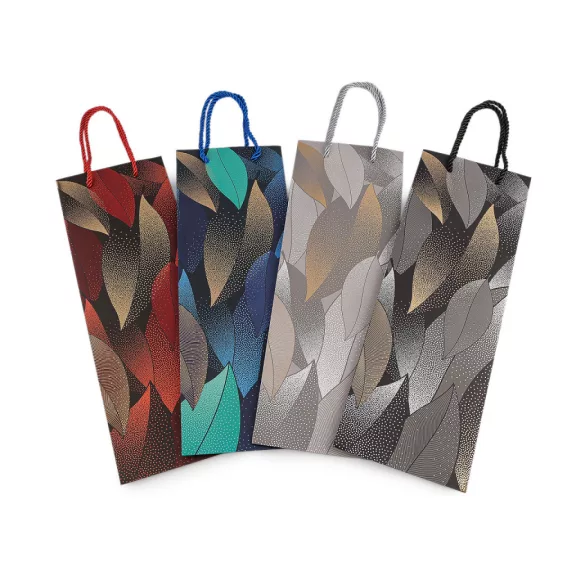 Italos boros ajándéktasak 12x35 cm - variáns készlet (12 db-os csomagolás) Italos boros ajándéktasak 12x35 cm - variáns készlet (12 db-os csomagolás)