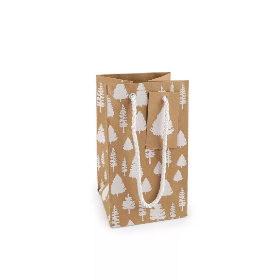 Karácsonyi ajándéktáska natür 10,5x18 cm - 2 természetes barna fa (1 db-os csomagolás) Karácsonyi ajándéktáska natür 10,5x18 cm - 2 természetes barna fa (1 db-os csomagolás)