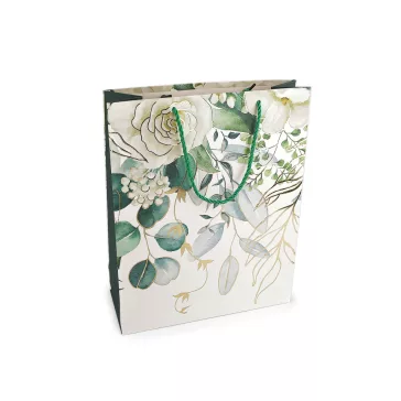   Ajándéktasak virágok 26x32 cm - 4 fehér krémszínű
810357 (1 db-os csomagolás)