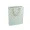 Ajándéktáska virág mintás 26x32 cm - 4 menta (1 db-os csomagolás)