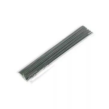   Florisztikai műanyag virágszár / drót hossza 20 cm - zöld (90 db-os csomagolás)