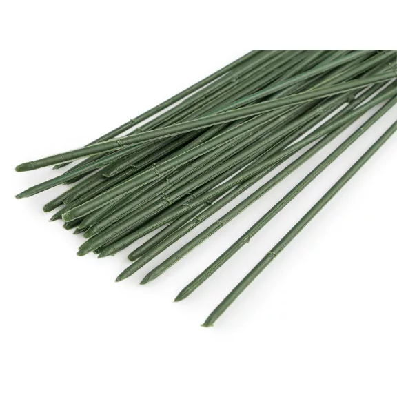 Florisztikai műanyag szár / drót hossza 21 cm - élénkzöld (30 db-os csomagolás) Florisztikai műanyag szár / drót hossza 21 cm - élénkzöld (30 db-os csomagolás)