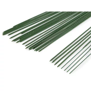   Florisztikai műanyag virágszár / drót hossza 30 cm - zöld (90 db-os csomagolás)