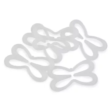   Melltartópánt összefogó csat / melltartópánt rejtő - 1 átlátszó (5 db-os csomagolás)
