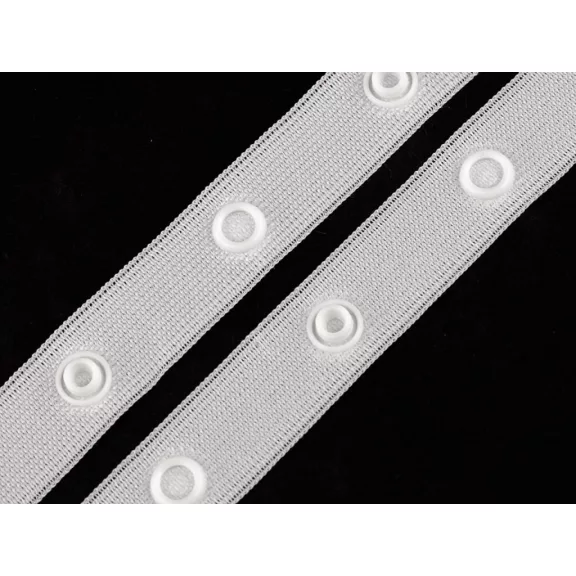 Pont/hurok rögzítés egyetlen szalagon, szélessége 15 mm - 1 fehér Pont/hurok rögzítés egyetlen szalagon, szélessége 15 mm - 1 fehér