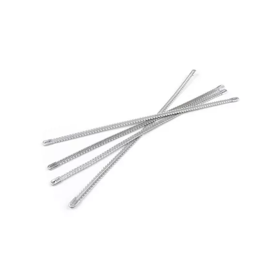 Korzet merevítő széles 5 mm hossz 10; 16; 20 cm - 3 (20 cm) nikkel (100 db-os csomagolás) Korzet merevítő széles 5 mm hossz 10; 16; 20 cm - 3 (20 cm) nikkel (100 db-os csomagolás)