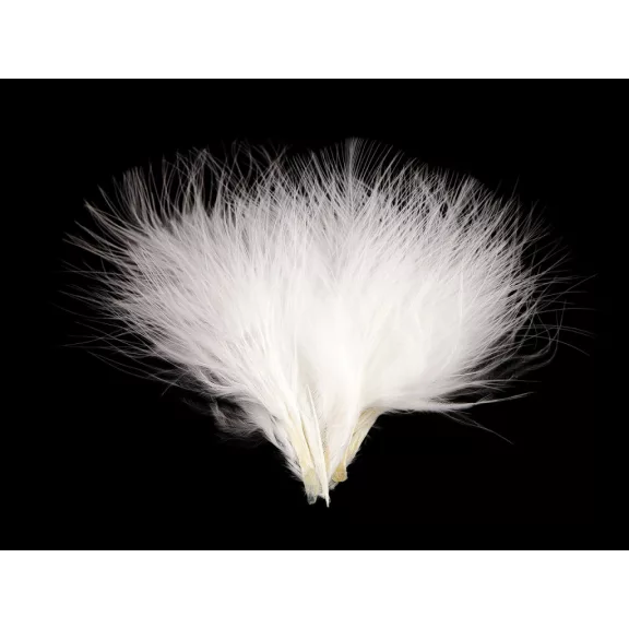 Marabu tollak hossz 7-14 cm - 1 fehér (1 zacskó) Marabu tollak hossz 7-14 cm - 1 fehér (1 zacskó)