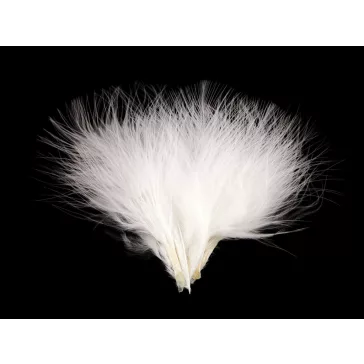 Marabu tollak hossz 7-14 cm - 1 fehér (20 zacskó)