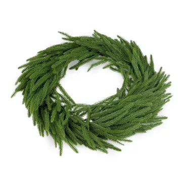   Karácsonyi műkoszorú Ø45 cm - zöld (3 db-os csomagolás)