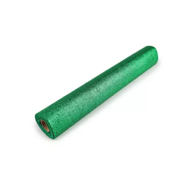   Csillámos filc tekercsben 45x100 cm - 5 zöld (1 db-os csomagolás)
