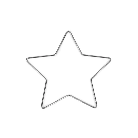 Fém csillag Ø12; 15 cm - 3 (15 cm) nikkel (10 db-os csomagolás) Fém csillag Ø12; 15 cm - 3 (15 cm) nikkel (10 db-os csomagolás)