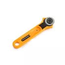 Görgős vágó Ø 28 mm kitolható pengével - narancssárga (1 db-os csomagolás) Görgős vágó Ø 28 mm kitolható pengével - narancssárga (1 db-os csomagolás)