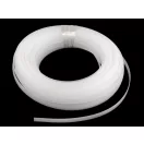 Lapos műanyag halcsont 12 mm - fehér Lapos műanyag halcsont 12 mm - fehér