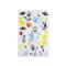 Halloween öntapadós fólia - 1 multicolor szellem (1 card)