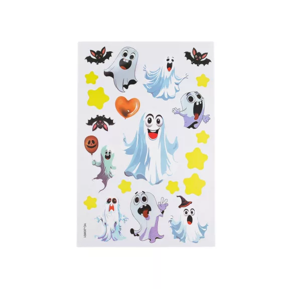 Halloween öntapadós fólia - 1 multicolor szellem (5 card) Halloween öntapadós fólia - 1 multicolor szellem (5 card)