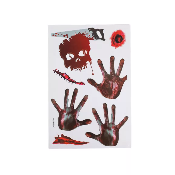 Halloween öntapadós fólia - 10 sötétpiros (1 card) Halloween öntapadós fólia - 10 sötétpiros (1 card)