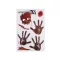 Halloween öntapadós fólia - 10 sötétpiros (1 card)