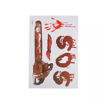 Halloween öntapadós fólia - 11 sötétpiros (1 card)