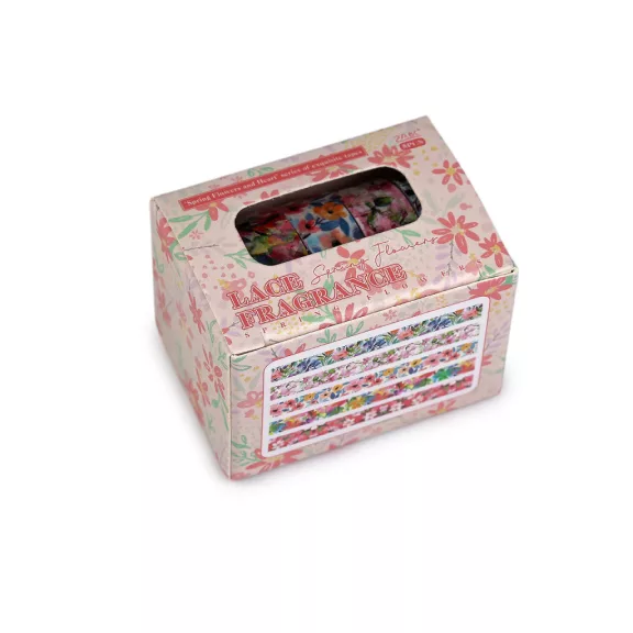 Washi dekoratív ragasztószalag keverék - 2 púderrózsaszín (1 box) Washi dekoratív ragasztószalag keverék - 2 púderrózsaszín (1 box)