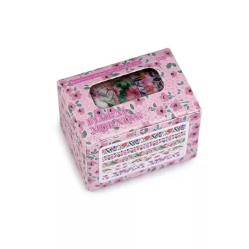   Washi dekoratív ragasztószalag keverék - 3 rózsaszín világos (3 box)