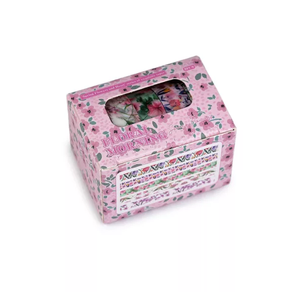 Washi dekoratív ragasztószalag keverék - 3 rózsaszín világos (8 box) Washi dekoratív ragasztószalag keverék - 3 rózsaszín világos (8 box)