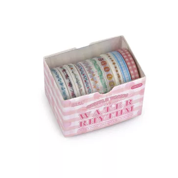 Washi dekoratív ragasztószalag keverék - 2 mix (3 box)