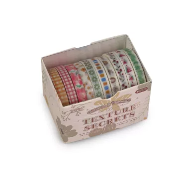 Washi dekoratív ragasztószalag keverék - 6 mix (10 box)