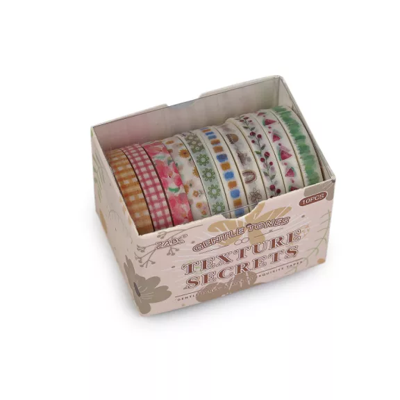 Washi dekoratív ragasztószalag keverék - 6 mix (10 box) Washi dekoratív ragasztószalag keverék - 6 mix (10 box)